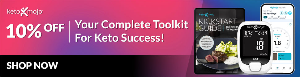 Get 10% off a Keto-Mojo blood glucose and ketone meter kit